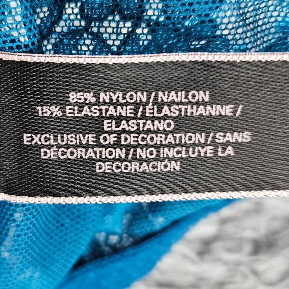 Victorias Secret Bra Womens 32C Blue Very Sexy Push Up Underwire Padded Lace - Picture 9 of 15